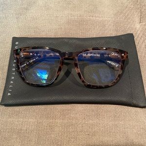 QUAY Hardwire Blue Light Reader (+1) glasses